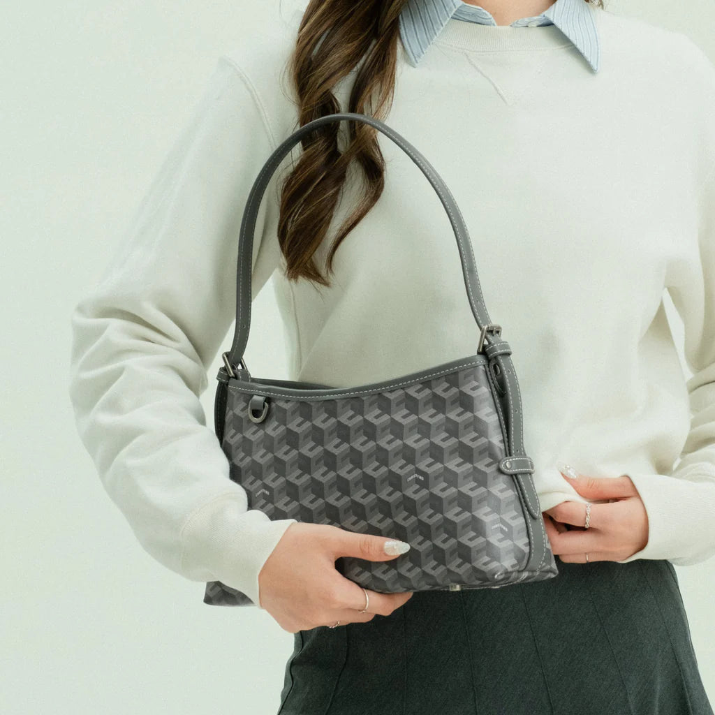 Nico Shoulder Bag – Burgundy Edition