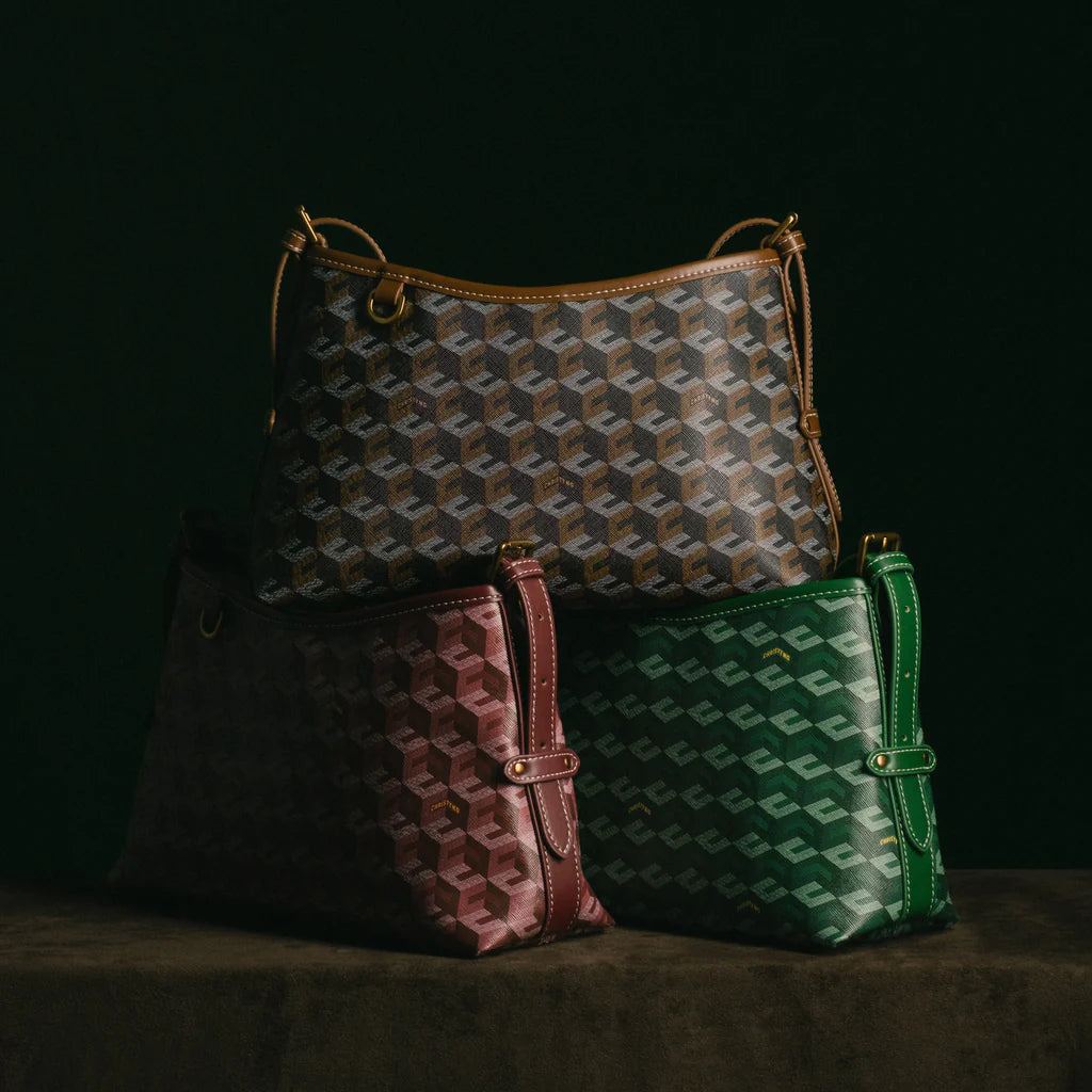 Nico Shoulder Bag – Burgundy Edition