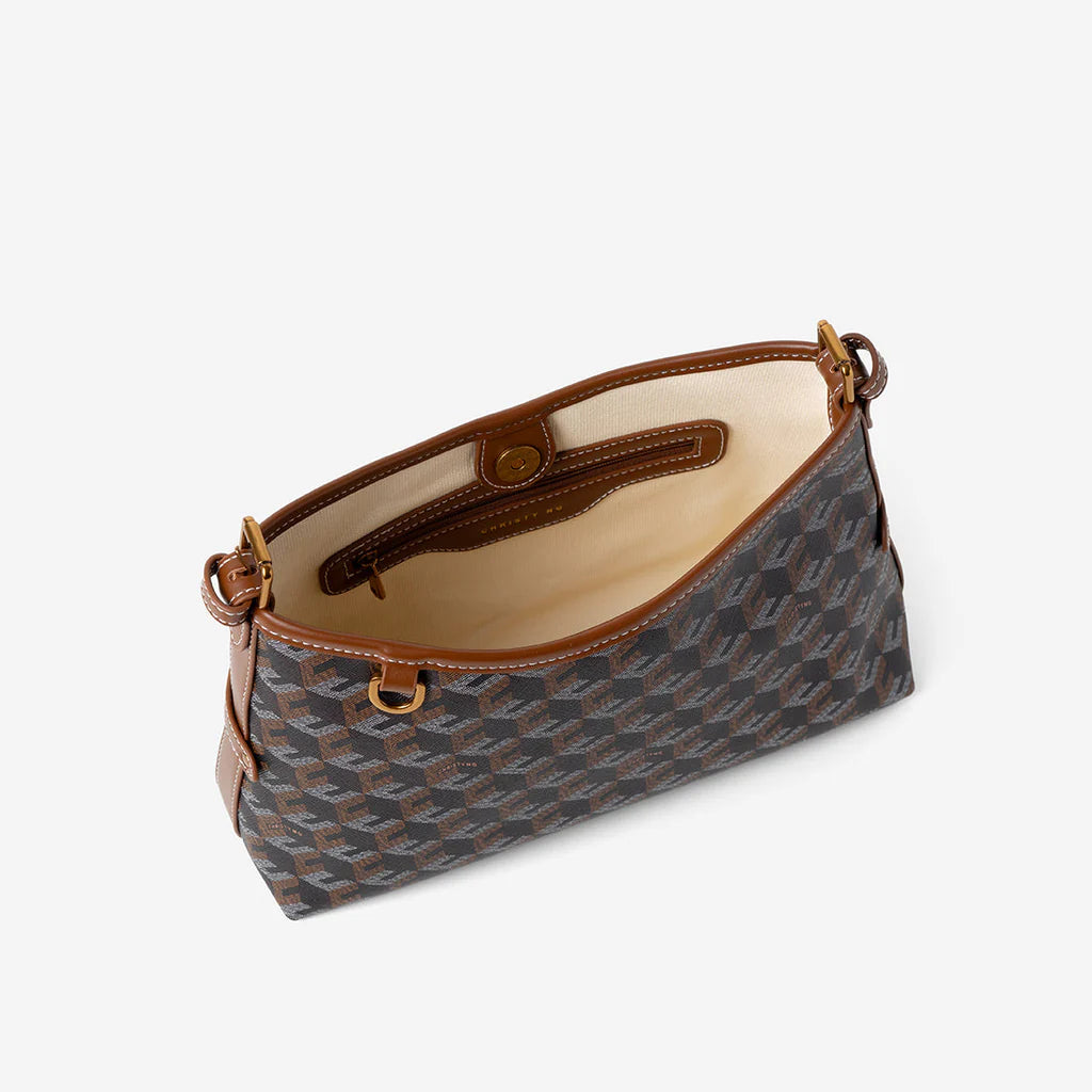 Nico Shoulder Bag – Burgundy Edition